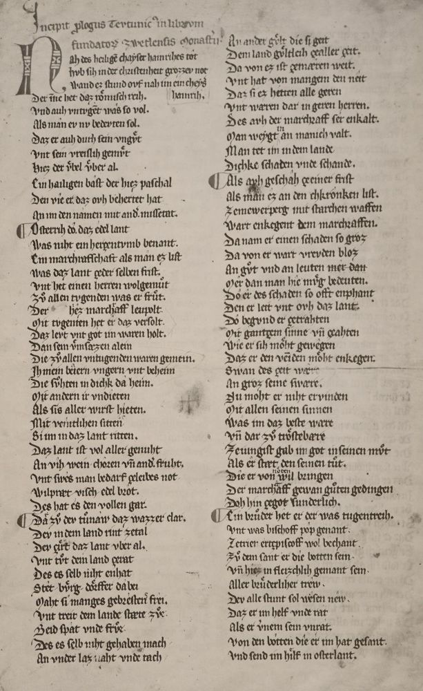 Große Abbildung Nr.1: 142-1202 Stifterbuch des Klosters Zwettl "Bärenhaut".: (Faksimile)