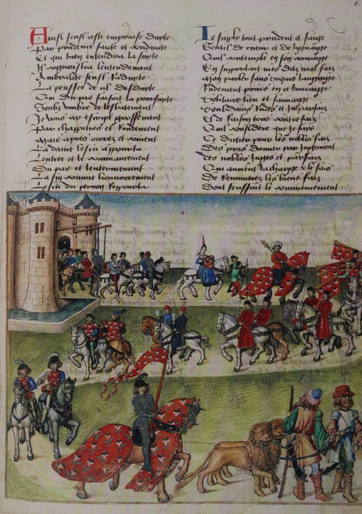 Große Abbildung Nr.1: 142-1207 Turnierbuch für René d'Anjou, Das.: (Faksimile)