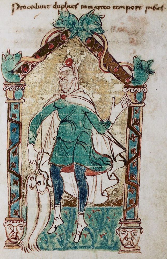 Große Abbildung Nr.1: 142-1212 Wandalbert von Prüm.: (Faksimile)