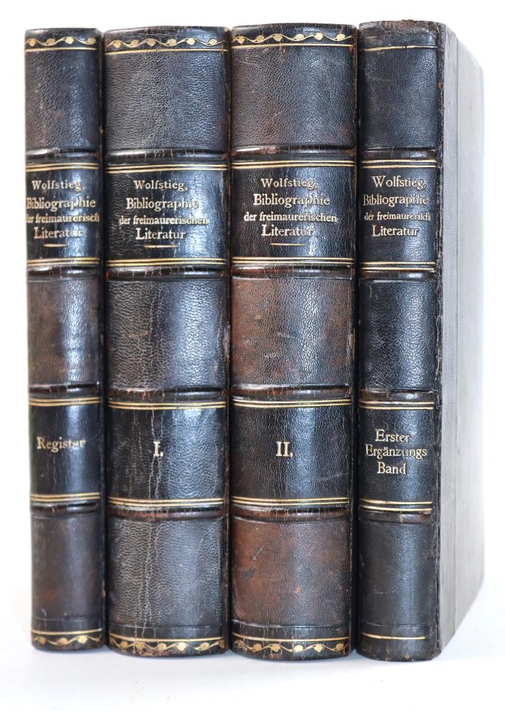 Große Abbildung Nr.2: 142-1217 Wolfstieg,A.: (Freimaurerei)