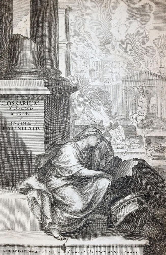 Große Abbildung Nr.1: 142-1229 Du Cange,C.Dufresne.: (Lexika - Wörterbücher - Sprachwissenschaften)
