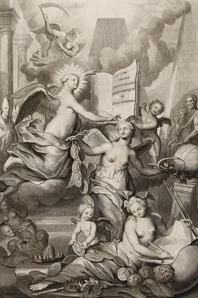 Große Abbildung Nr.1: 142-1240 Moreri,L.: (Lexika - Wörterbücher - Sprachwissenschaften)