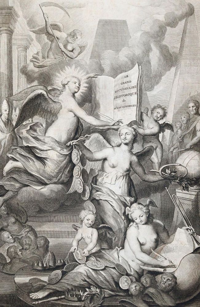 Große Abbildung Nr.1: 142-1241 Moreri,L.: (Lexika - Wörterbücher - Sprachwissenschaften)