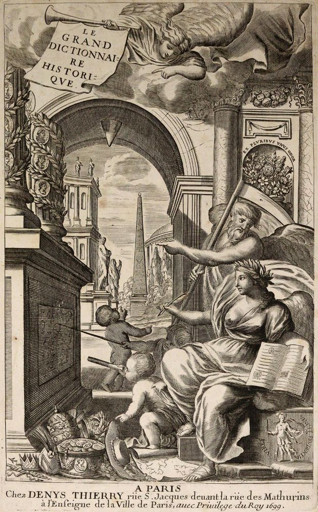 Große Abbildung Nr.1: 142-1243 Moreri,L.: (Lexika - Wörterbücher - Sprachwissenschaften)