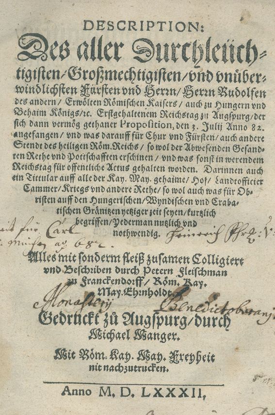 Große Abbildung Nr.1: 142-125 Fleischmann,P.: (Alte Drucke, Handschriften und Theologie)
