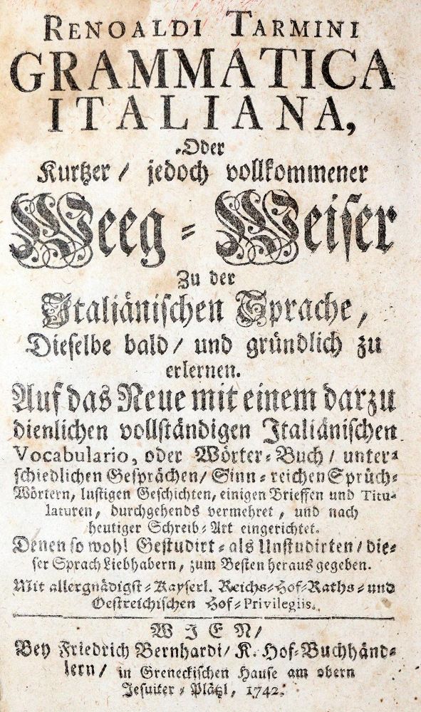 Große Abbildung Nr.1: 142-1257 Tarmini,R.: (Lexika - Wörterbücher - Sprachwissenschaften)