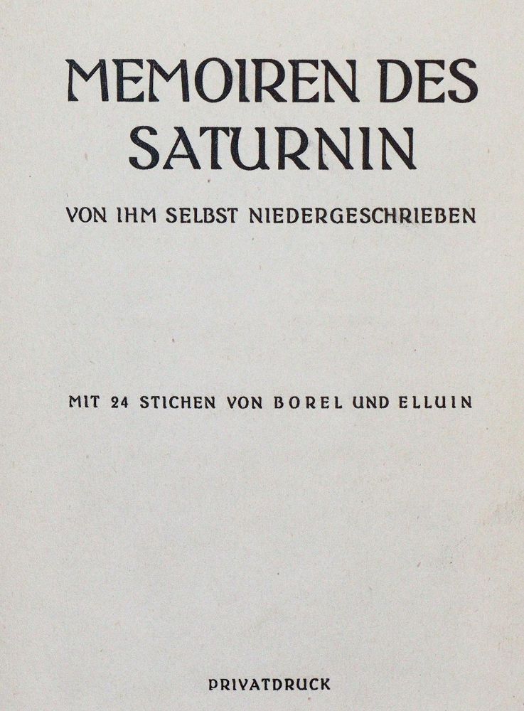 Große Abbildung Nr.1: 142-1297 (Gervaise de Latouche,J.-C.).: (Erotika - Galantes)