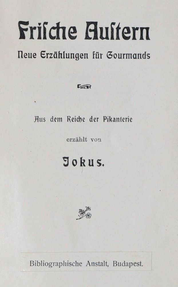 Große Abbildung Nr.1: 142-1299 Herrenbibliothek.: (Erotika - Galantes)
