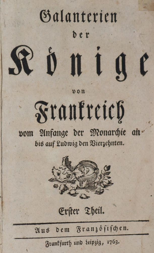 Große Abbildung Nr.1: 142-1303 (Vanel,C. u. H.de Sauval).: (Erotika - Galantes)