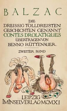 Große Abbildung Nr.2: 142-1305 Balzac,H.de.: (Erotika - Galantes, Zille)