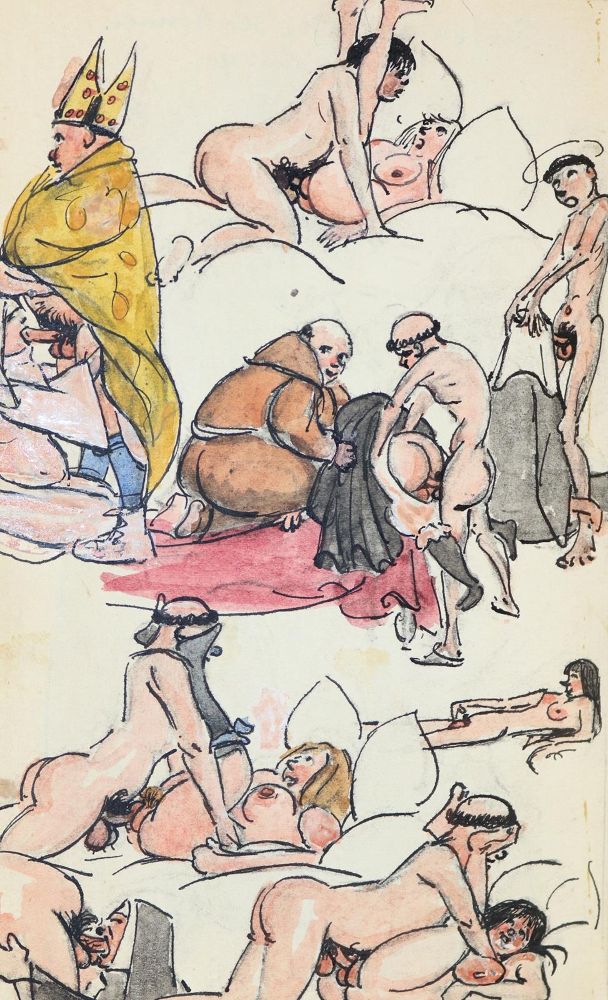 Große Abbildung Nr.20: 142-1305 Balzac,H.de.: (Erotika - Galantes, Zille)