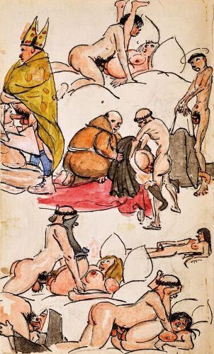 Große Abbildung Nr.3: 142-1305 Balzac,H.de.: (Erotika - Galantes, Zille)