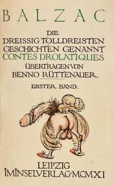 Große Abbildung Nr.4: 142-1305 Balzac,H.de.: (Erotika - Galantes, Zille)