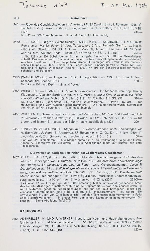 Große Abbildung Nr.7: 142-1305 Balzac,H.de.: (Erotika - Galantes, Zille)