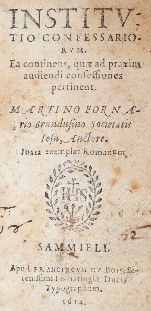 Große Abbildung Nr.1: 142-131 Fornan,M.: (Alte Drucke, Handschriften und Theologie)
