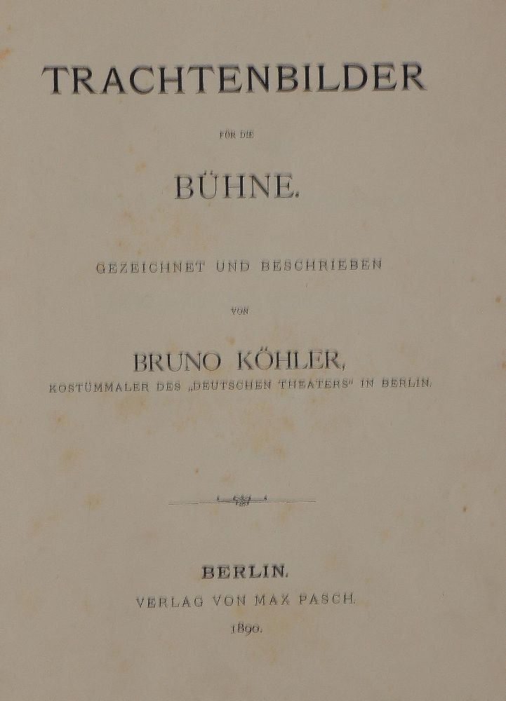 Große Abbildung Nr.1: 142-1316 Köhler,B.: (Mode und Trachten)