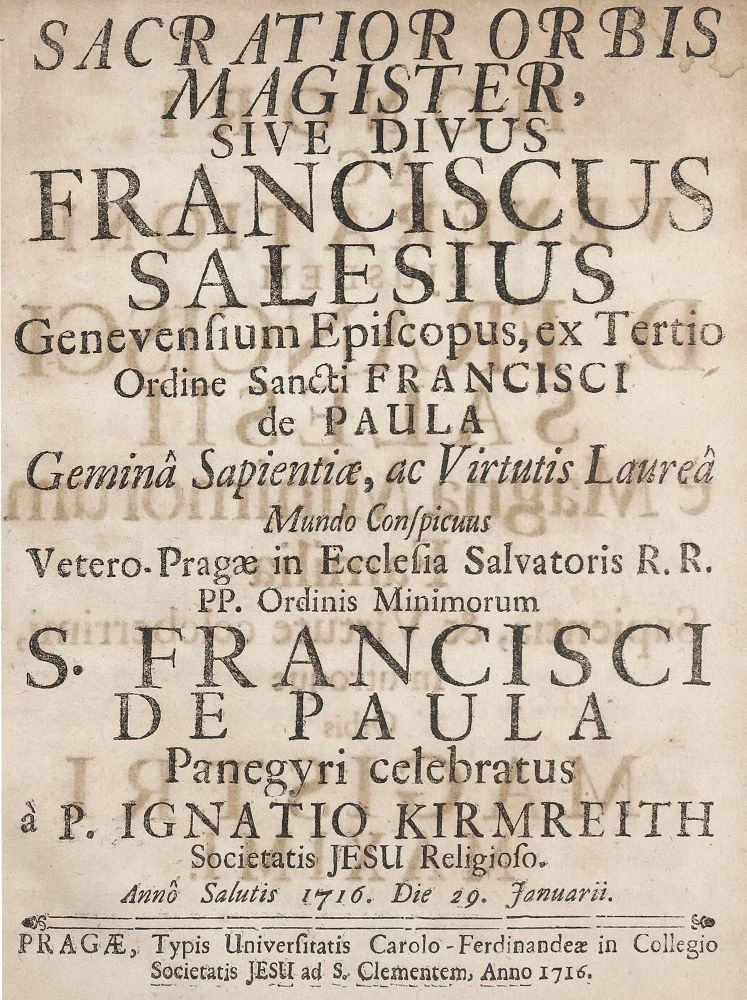 Große Abbildung Nr.1: 142-133 Kirmreith,I.: (Franz von Sales)