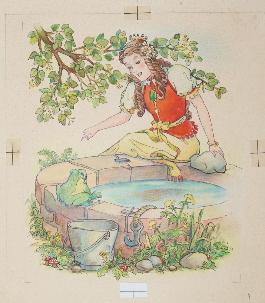 Große Abbildung Nr.3: 142-1343 Schott,Josef: (Froschkönig)