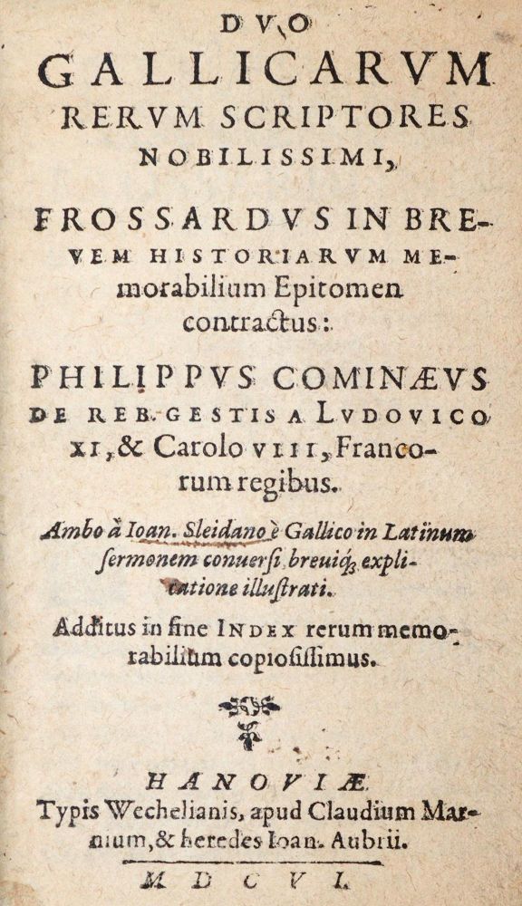 Große Abbildung Nr.1: 142-137 Froissart,J.: (Alte Drucke, Handschriften und Theologie)