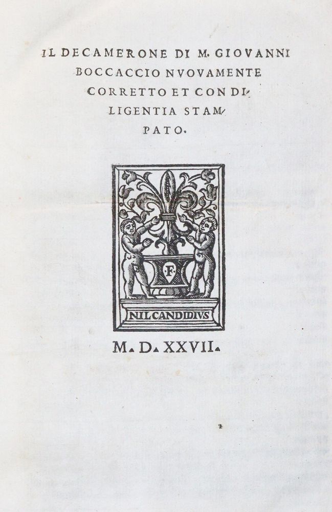 Große Abbildung Nr.1: 142-1391 Boccaccio,G.: (Literatur und illustrierte Bücher bis 19.Jahrhundert)