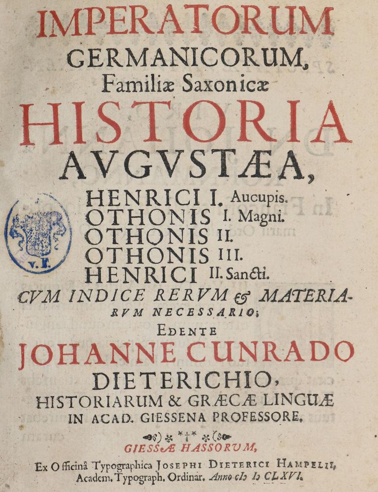 Große Abbildung Nr.1: 142-1404 Dieterich,J.C.: (Literatur und illustrierte Bücher bis 19.Jahrhundert)