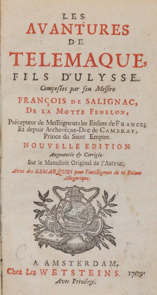 Große Abbildung Nr.1: 142-1425 Fénélon,F.d.Salignac de la Motte.: (Literatur und illustrierte Bücher bis 19.Jahrhundert)