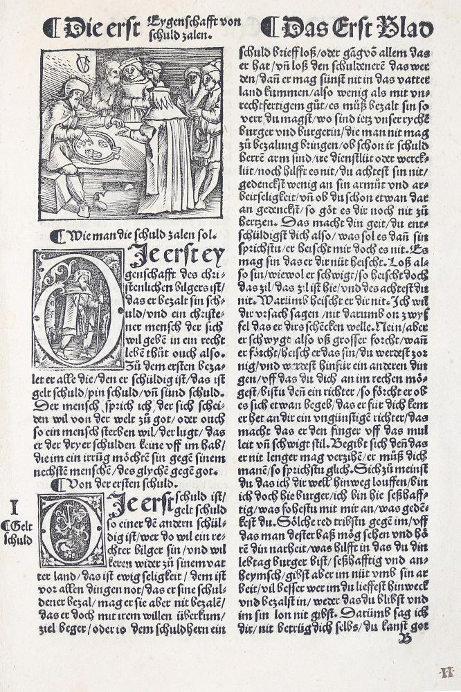 Große Abbildung Nr.3: 142-143 Geiler von Kaisersberg,J.: (Alte Drucke, Handschriften und Theologie)