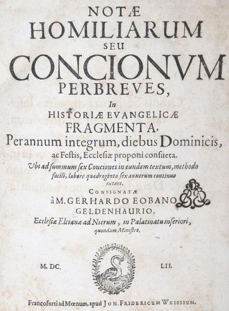 Große Abbildung Nr.1: 142-144 Geldenhauer,G.E.: (Alte Drucke, Handschriften und Theologie)