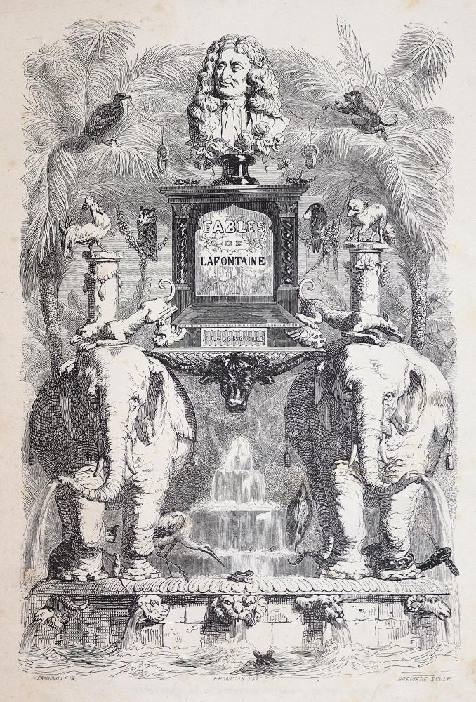 Große Abbildung Nr.2: 142-1448 La Fontaine,J.de.: (Literatur und illustrierte Bücher bis 19.Jahrhundert)
