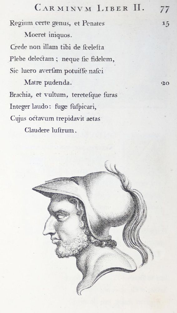 Große Abbildung Nr.2: 142-1463 Horatius,F.Q.: (Literatur und illustrierte Bücher bis 19.Jahrhundert)