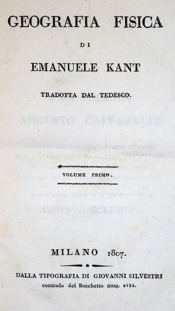 Große Abbildung Nr.1: 142-1467 Kant,I.: (Literatur und illustrierte Bücher bis 19.Jahrhundert)
