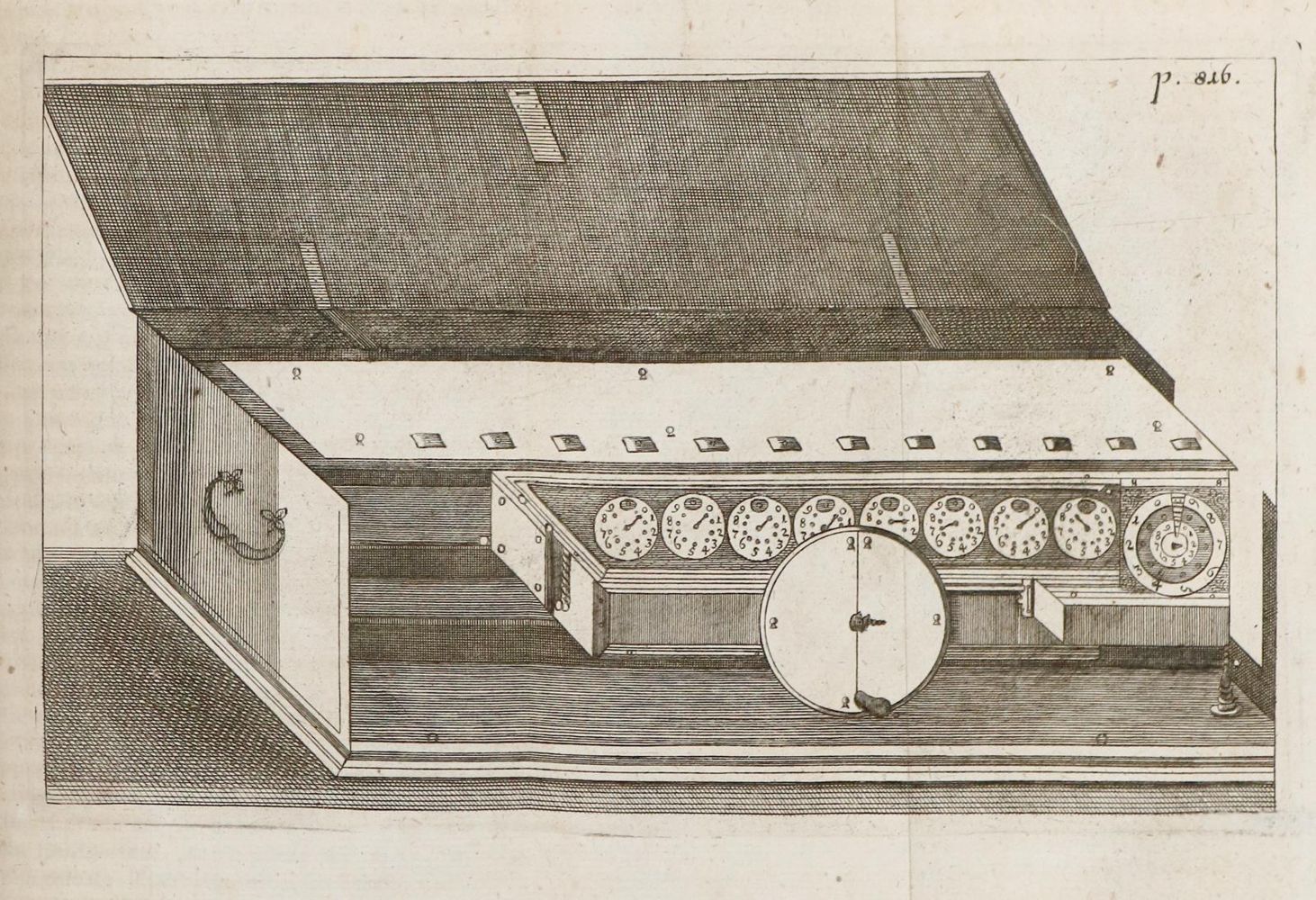 Große Abbildung Nr.2: 142-1473 Leibniz,G.W.v.: (Literatur und illustrierte Bücher bis 19.Jahrhundert)