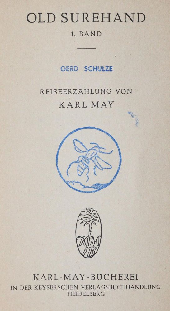 Große Abbildung Nr.1: 142-1480 May,K.: (Literatur und illustrierte Bücher bis 19.Jahrhundert)