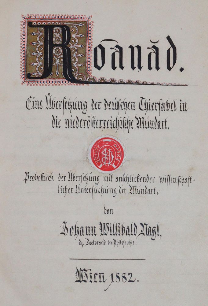 Große Abbildung Nr.1: 142-1491 Nagl,J.W.: (Österreich)