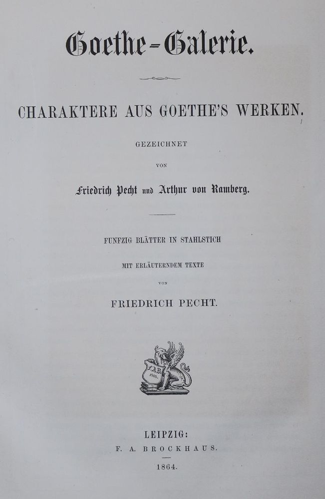 Große Abbildung Nr.2: 142-1496 Pecht,Fr.: (Literatur und illustrierte Bücher bis 19.Jahrhundert)