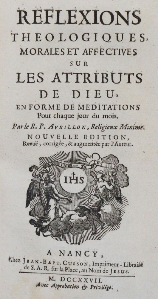 Große Abbildung Nr.1: 142-15 Avrillon,(J.B.).: (Alte Drucke, Handschriften und Theologie)