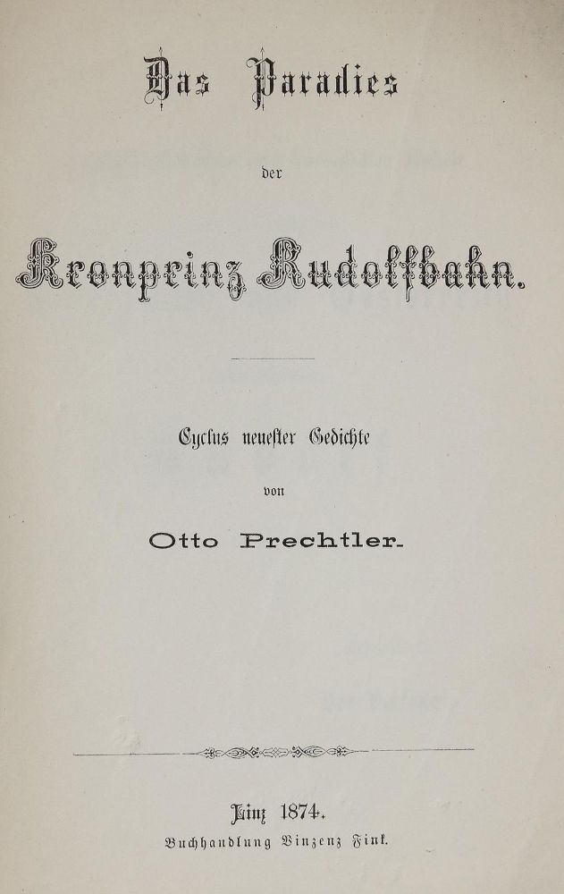 Große Abbildung Nr.1: 142-1505 Prechtler,O.: (Literatur und illustrierte Bücher bis 19.Jahrhundert)