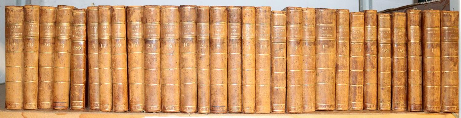Große Abbildung Nr.2: 142-1510 Rousseau,J.J.: (Literatur und illustrierte Bücher bis 19.Jahrhundert)