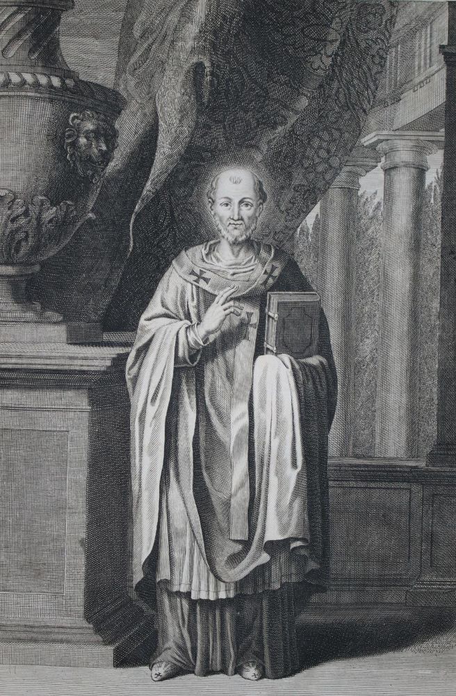 Große Abbildung Nr.2: 142-153 Gregor I., Papst.: (Alte Drucke, Handschriften und Theologie)