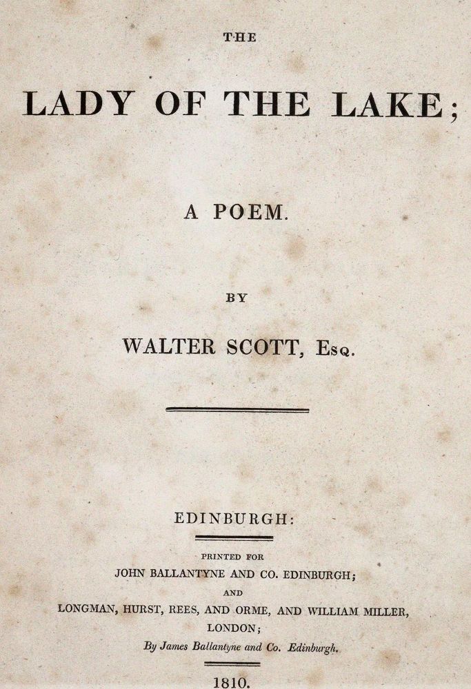 Große Abbildung Nr.1: 142-1530 Scott,W.: (Literatur und illustrierte Bücher bis 19.Jahrhundert)
