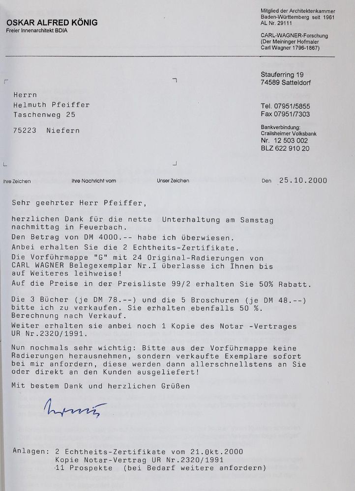 Große Abbildung Nr.5: 142-1555 Wagner,C.: (Literatur und illustrierte Bücher bis 19.Jahrhundert)