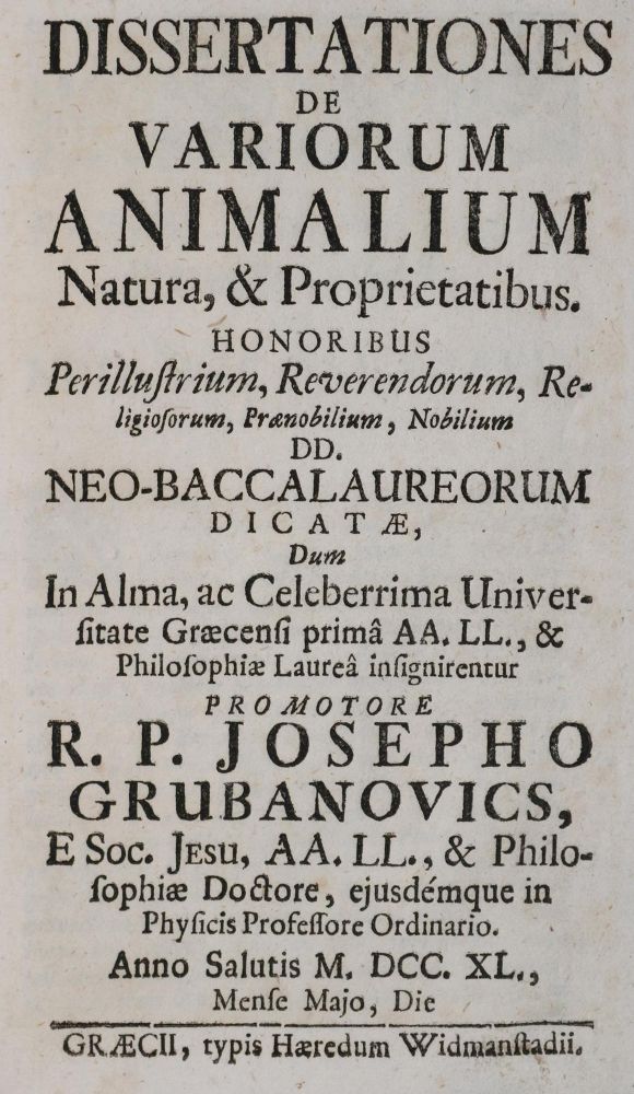 Große Abbildung Nr.1: 142-156 Grubanovics,J.: (Alte Drucke, Handschriften und Theologie)