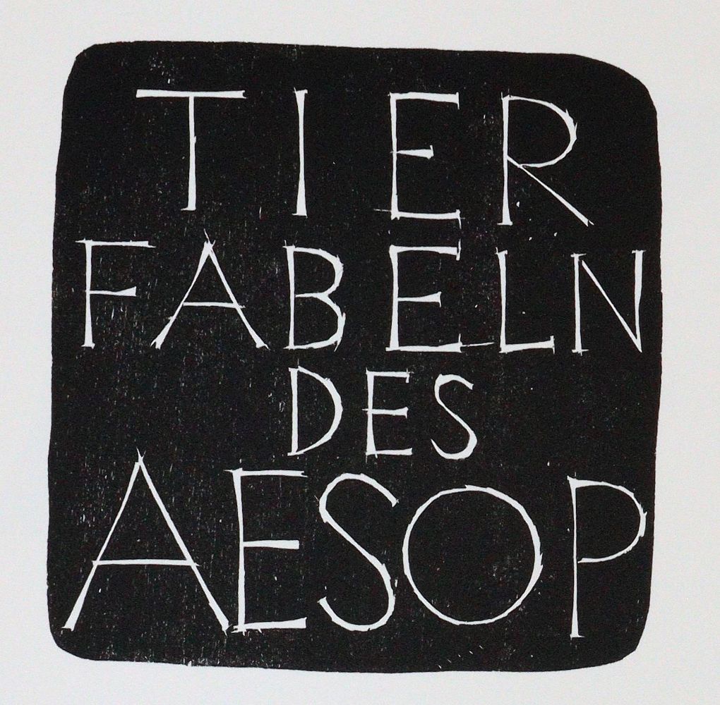 Große Abbildung Nr.4: 142-1563 Aesop.: (Literatur und illustrierte Bücher 20.Jahrhundert - Alte Literatur in modernen Ausgaben)