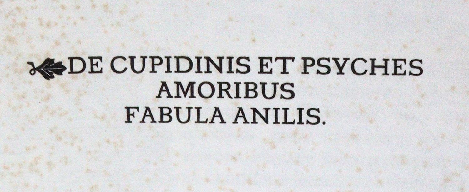 Große Abbildung Nr.1: 142-1566 Apuleius,L.: (Literatur und illustrierte Bücher 20.Jahrhundert - Alte Literatur in modernen Ausgaben)