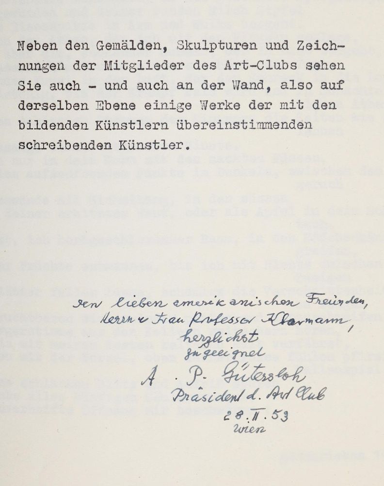 Große Abbildung Nr.1: 142-1568 ART Club Galerie.: (Literatur und illustrierte Bücher 20.Jahrhundert - Alte Literatur in modernen Ausgaben)