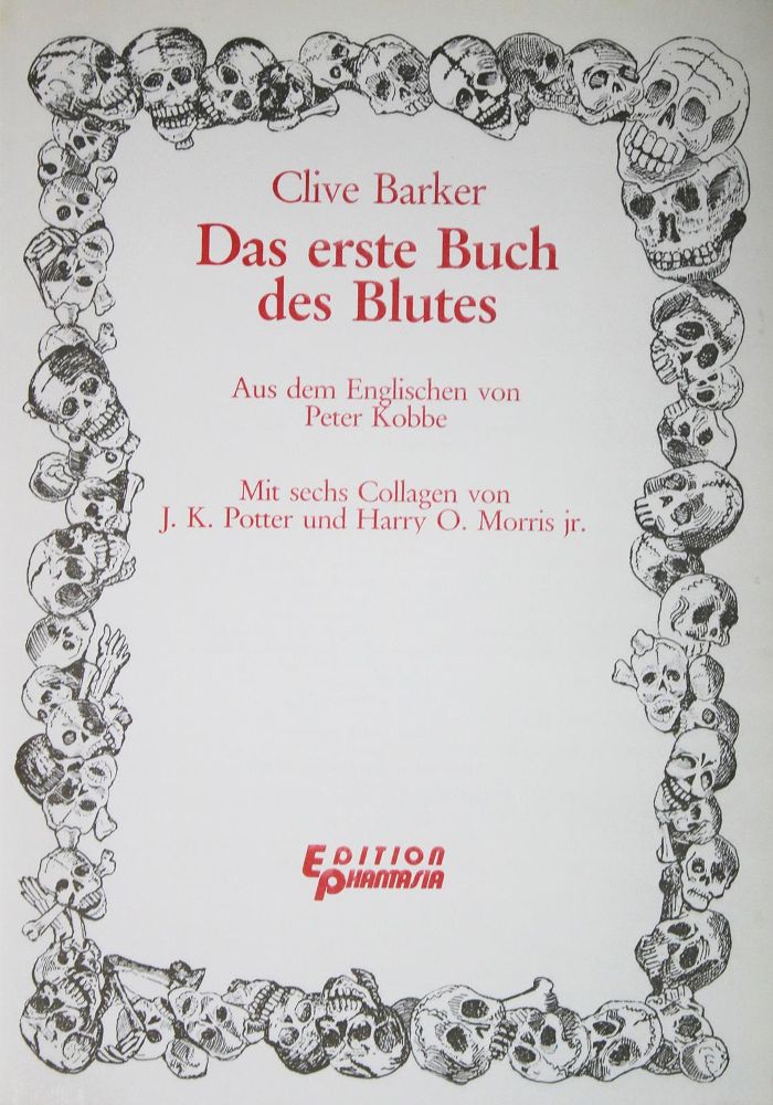 Große Abbildung Nr.2: 142-1569 Barker,C.: (Literatur und illustrierte Bücher 20.Jahrhundert - Alte Literatur in modernen Ausgaben)