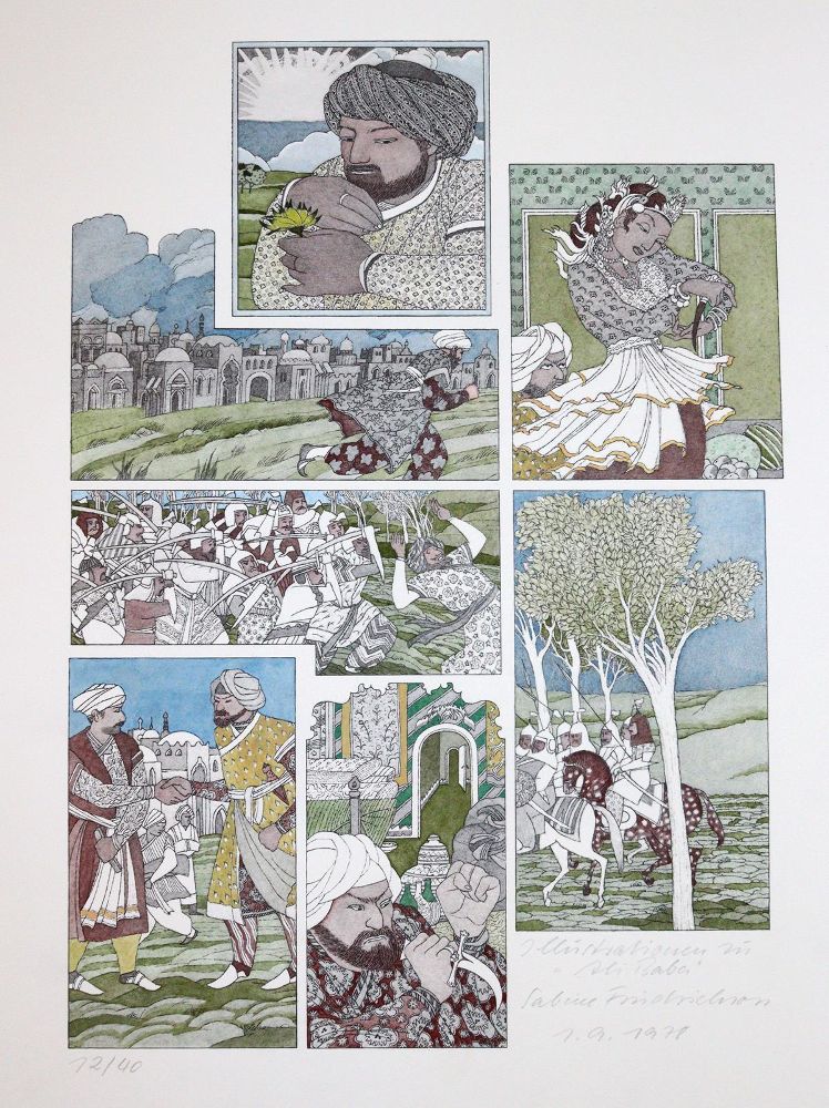 Große Abbildung Nr.1: 142-1571 Becker,P.G.: (Literatur und illustrierte Bücher 20.Jahrhundert - Alte Literatur in modernen Ausgaben)