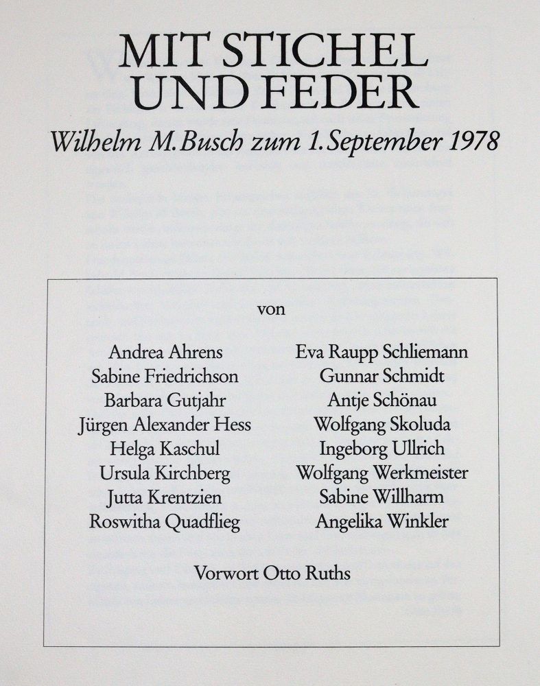 Große Abbildung Nr.2: 142-1571 Becker,P.G.: (Literatur und illustrierte Bücher 20.Jahrhundert - Alte Literatur in modernen Ausgaben)
