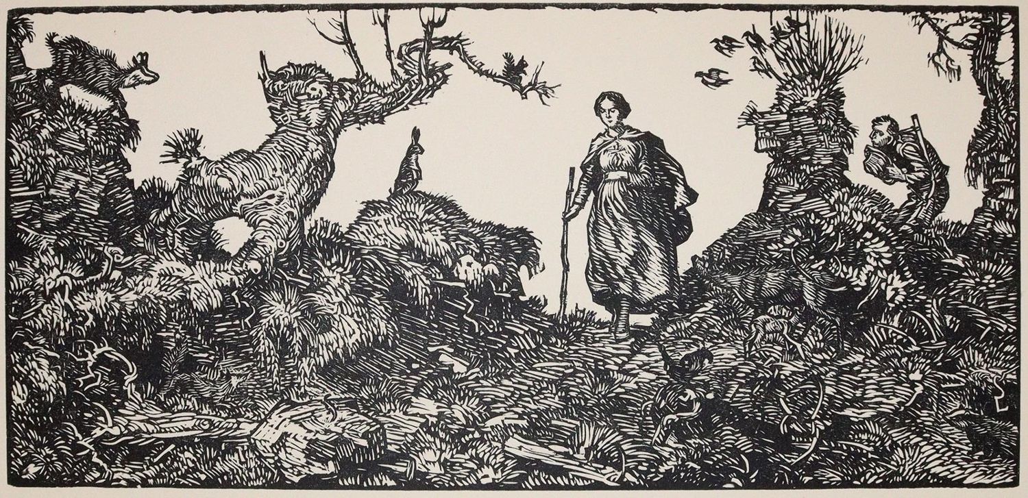 Große Abbildung Nr.8: 142-1571 Becker,P.G.: (Literatur und illustrierte Bücher 20.Jahrhundert - Alte Literatur in modernen Ausgaben)