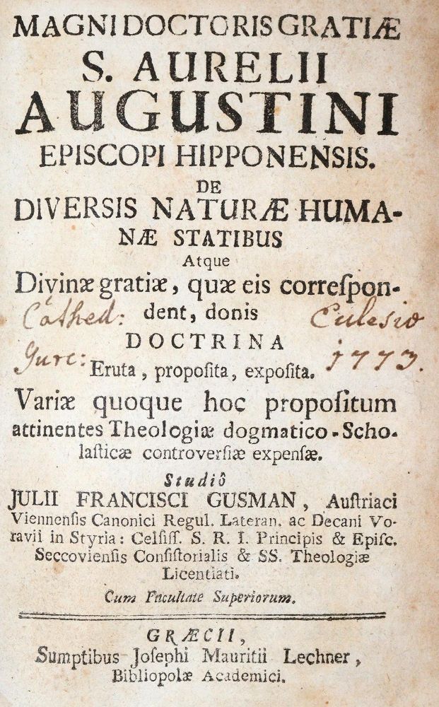 Große Abbildung Nr.1: 142-159 Gusman,J.F.: (Alte Drucke, Handschriften und Theologie)